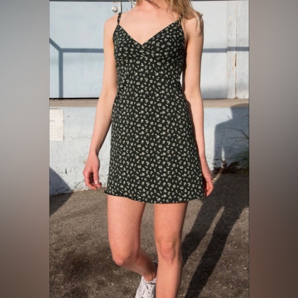 Brandy Melville Microfloral Amara Mini Floral Dress
